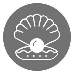 Make up seashell Vector Icon
