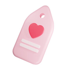 3d love price tag