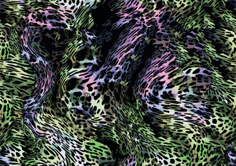abstract animal skin pattern vector	
