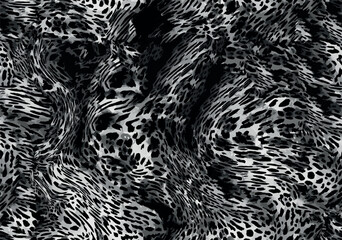 abstract animal skin pattern vector	
