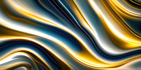 an abstract marble background with gold and white swirls,background - AI Generated