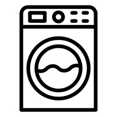 Vector Design Washing Machine Icon Style