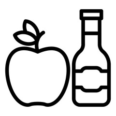 Vector Design Cider Icon Style