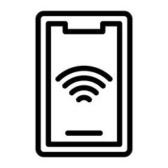 Vector Design Mobile Wifi Icon Style