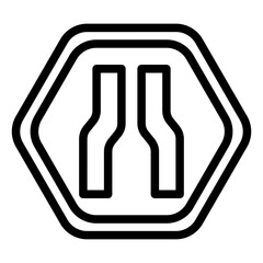 Vector Design Ahead Icon Style