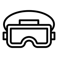 Vector Design Vr Glasses Icon Style