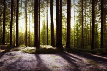 secret path in the forest