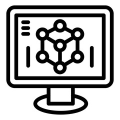 Vector Design 3d Modeling Icon Style