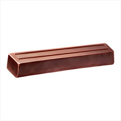 Wafer with Chocolate Glaze Isolated Detailed Hand Drawn Painting Illustration