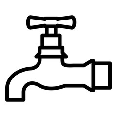 Vector Design Water Tap Icon Style