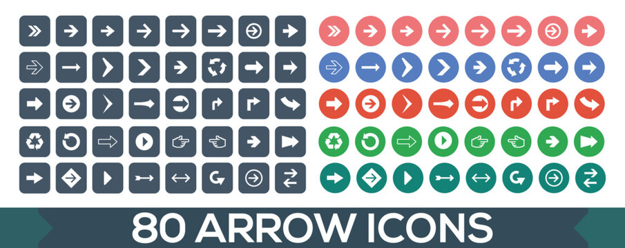 ARROW ICON SET DESIGN