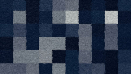 Colorful abstract mosaic with a rough texture background. Colored square pattern background. Picture for creative wallpaper or design art work. Backdrop have copy space for text.