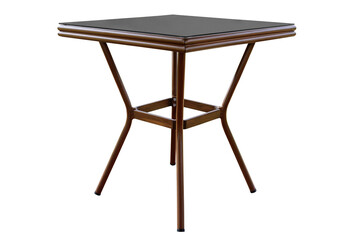 Table with black glass on top