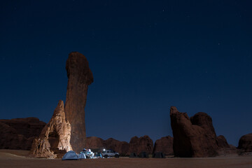 Noche en el desierto de Ennedi