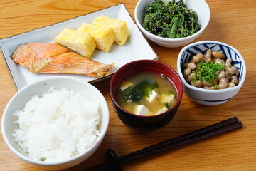 和食イメージ　朝食　昼食
