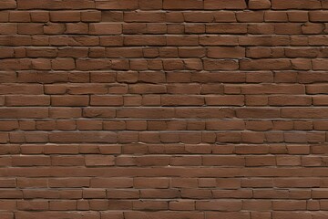 Old red brick wall background generative ai