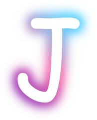 Collection of Alphabet A-Z neon