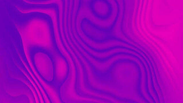 Looped background liquid gradient 4k in trendy pantone colors combination. Seamless vivid animated purple and fuchsia dynamic backdrop . Looped fluid bright light purple pink wallpaper
