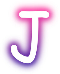 Collection of Alphabet A-Z neon