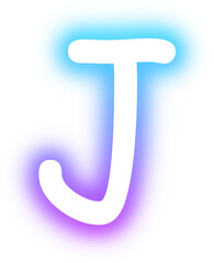 Collection of Alphabet A-Z neon