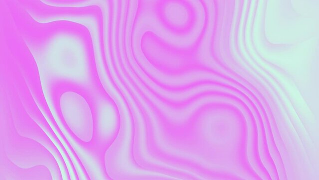Looped background liquid gradient 4k in trendy marshmallow colors combination. Seamless vivid animated soft pink and white dynamic backdrop . Looped fluid bright light bubblegum wallpaper