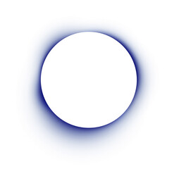 Illustration of a white circle with noisy color blur