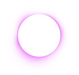 Illustration of a white circle with noisy color blur