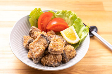 ぶりの竜田揚げ