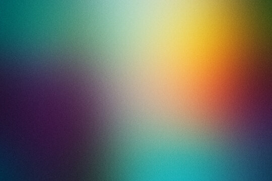 Textura de fondo degradado granulado desenfocado abstracto colorido. Efecto de ruido suave de grano digital con colores. Retro vintage de falla VHS