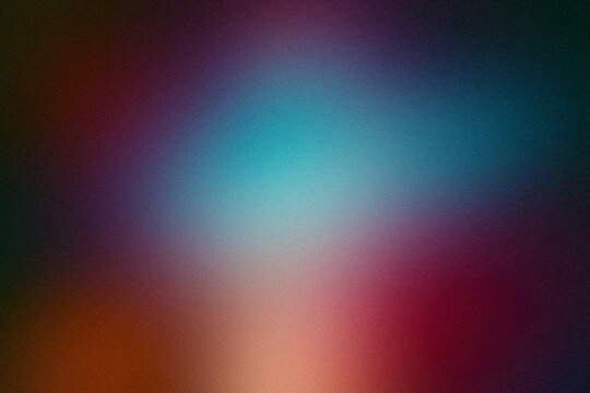 Textura de fondo degradado granulado desenfocado abstracto colorido. Efecto de ruido suave de grano digital con colores. Retro vintage de falla VHS
