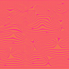 Fototapeta na wymiar pink wave background with stripes
