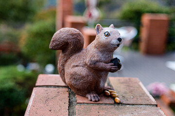 squirrel on a fence