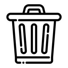 trash bin garbage recycle eco ecology icon