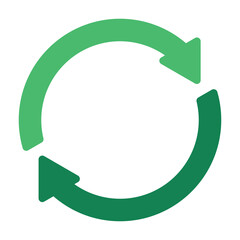 reduce reuse circle arrow round repeat eco ecology icon