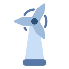 wind turbine energy electricity circle eco ecology icon