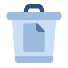 paper trash document recycle bin delete dump eco ecology icon