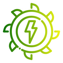 water turbine energy electricity circle eco ecology icon