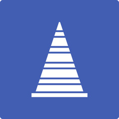 Fototapeta premium Traffic Cone Icon