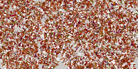 Light brown vector texture with bright snowflakes.