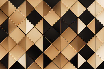 abstract geometric background golden