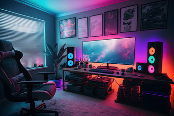 Cool Gamer room for kids and adults