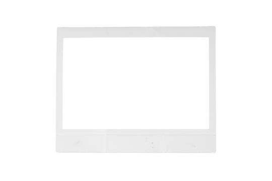 polaroid frame isolated texture transparent film analog
