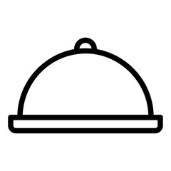 Obraz premium dinner line icon