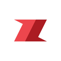 z logo letter red symbol geometric icon