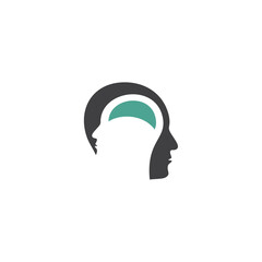 mind psychology logo icon