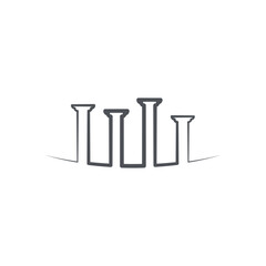 pillar column vector illustration design