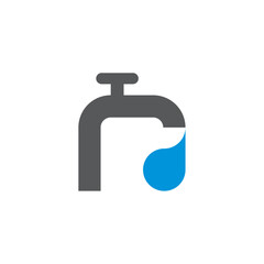 tap water logo icon design element vector