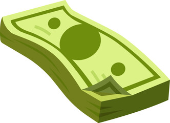 Huge pack money bundle flat icon Bank Economy