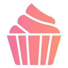 cupcake gradient icon