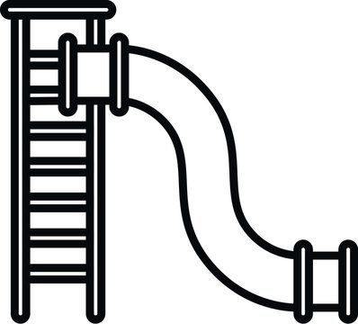 recommend clip art: Pool tube icon outline vector. Water park. Summer playground